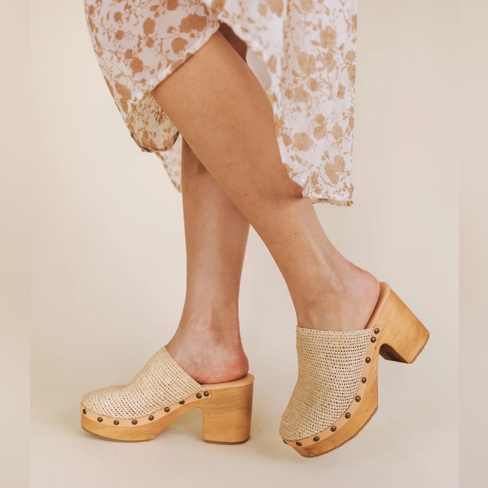 🌟 FREE PEOPLE Claudia Crochet Clog-SIZE 8 - Picture 5 of 16